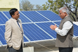 ICAR Visit to Solar Plant 